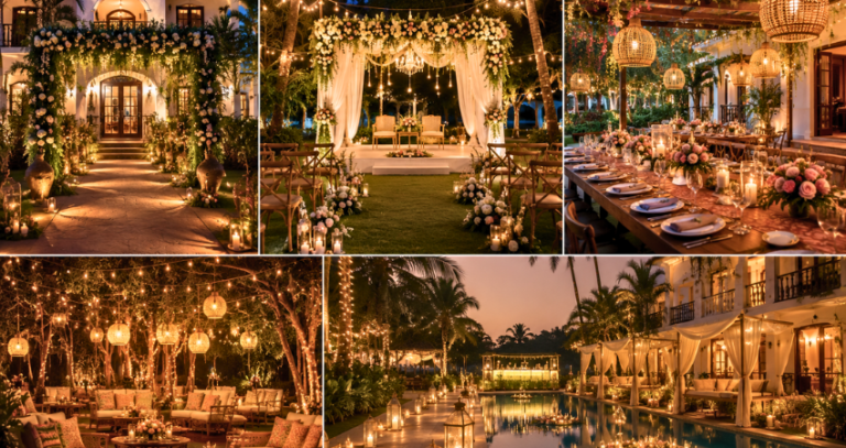 How to Decorate a Villa Wedding in Goa: Creating Atmosphere Across Multiple Spaces