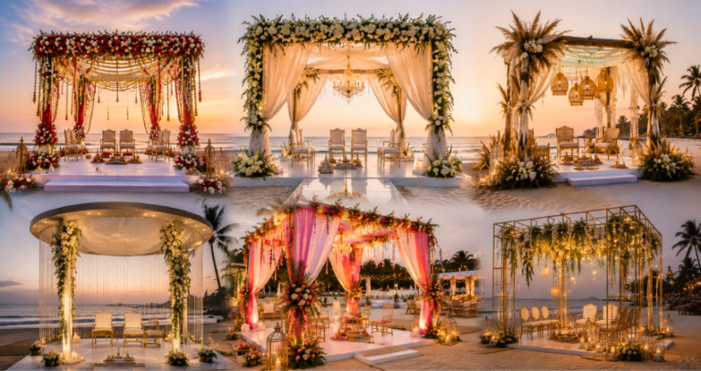 Mandap Designs for a Goa Beach Wedding: From Traditional to Contemporary